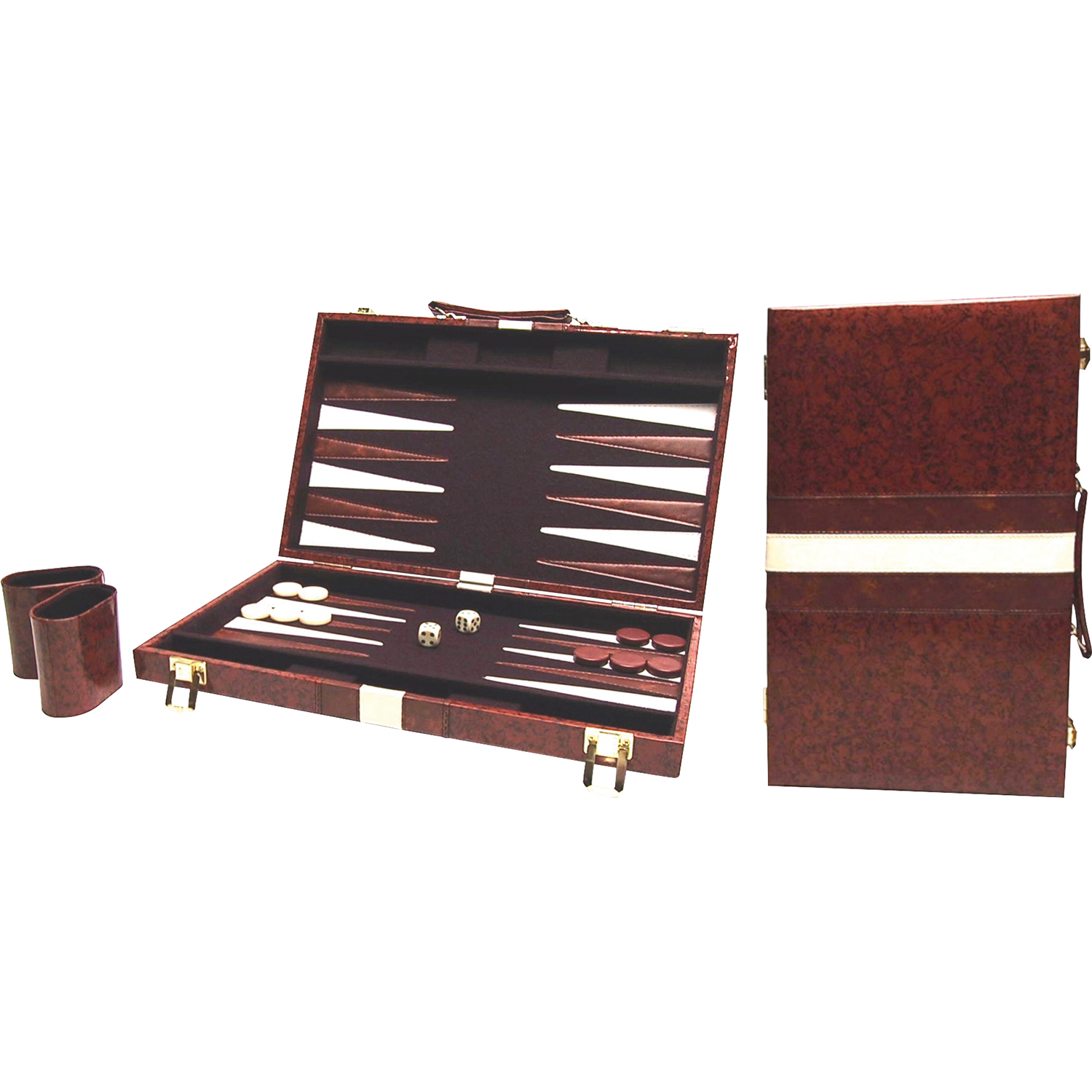 Backgammon brown 38 x 48 cm