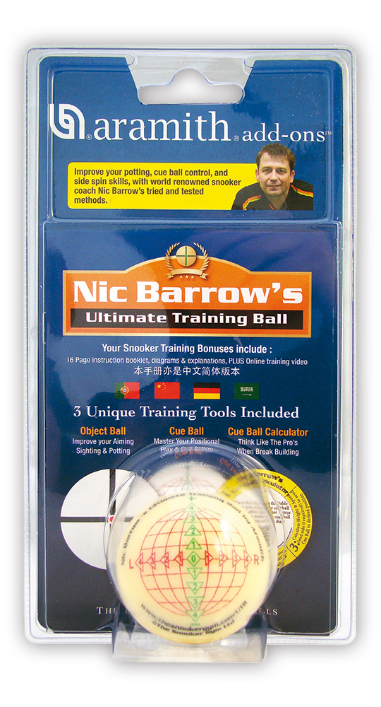 Nic Barrows exercise ball snooker, 52.4 mm