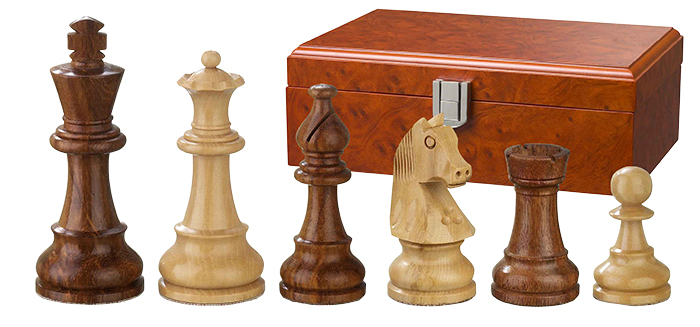 Philos Chess pieces Sigismund 83mm weighted