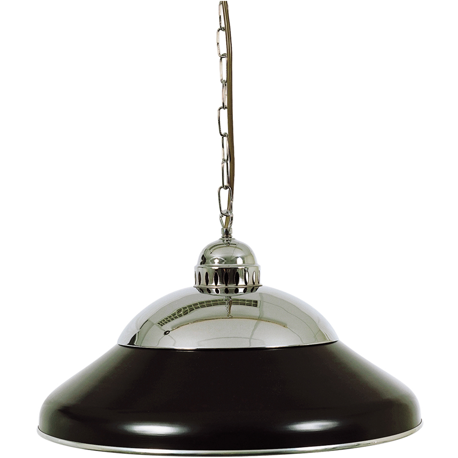 Billiard lamp SOLO 45 cm, chrome/black