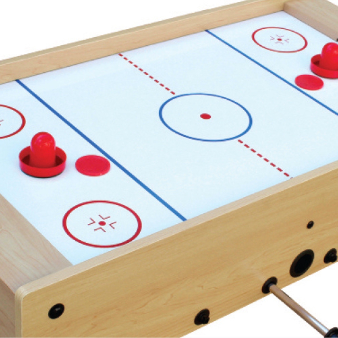 Mini Kicker-Airhockey Big Fun 2in1 Tischaufleger 98 x 51 x 21 cm