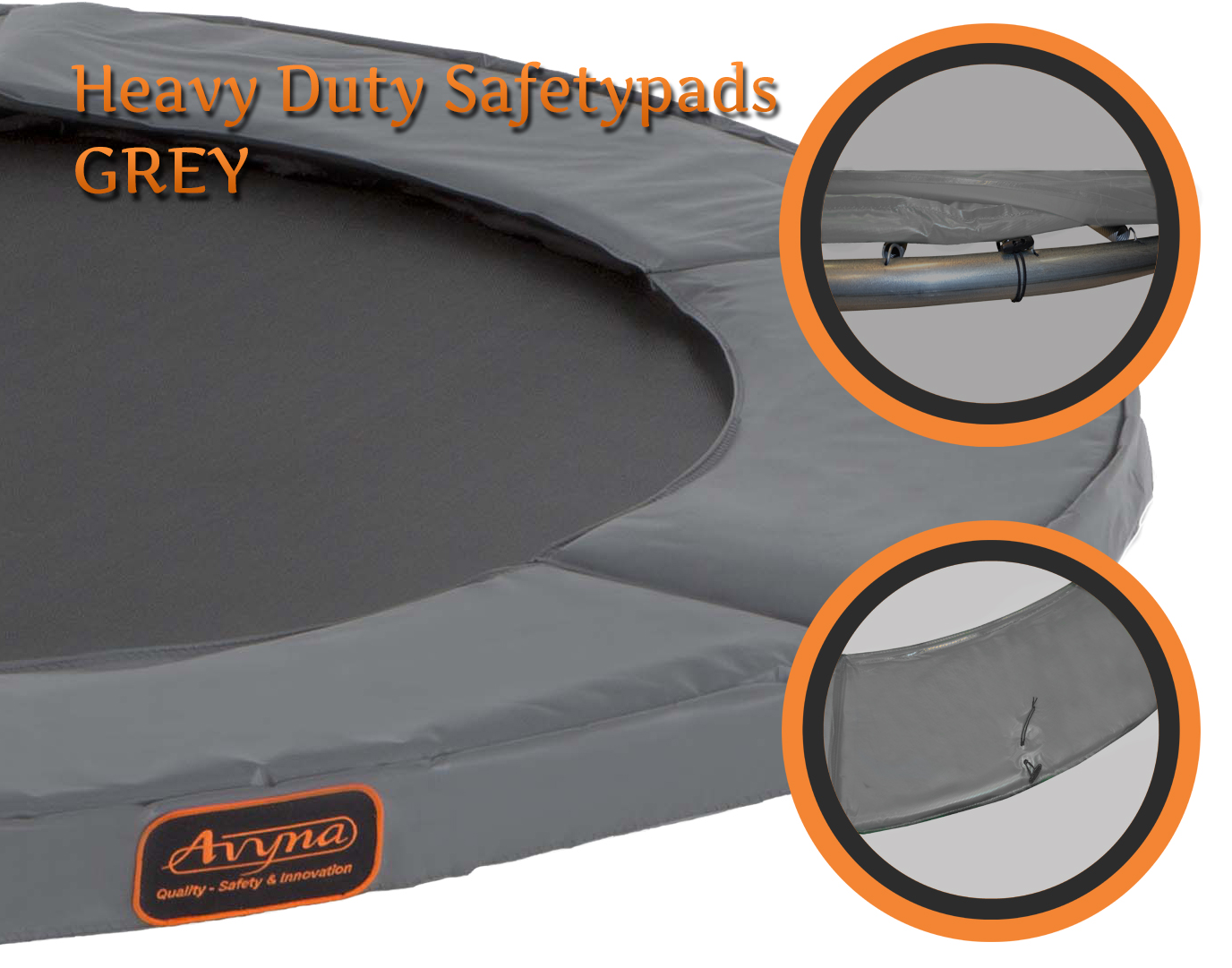 Universal Safety Pad 12ft Heavy Duty Grey