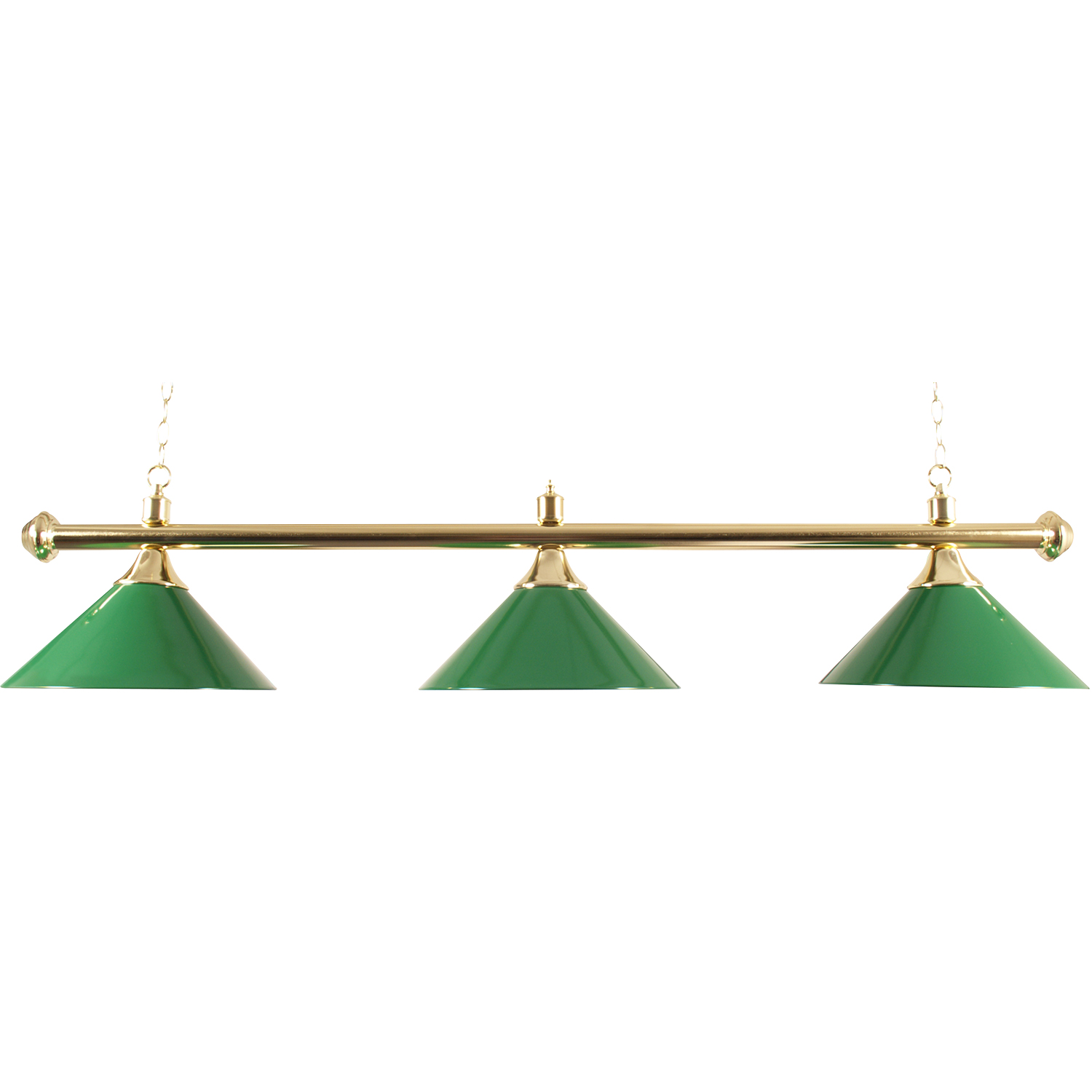Billard-Leuchtstab mit drei Schirmen, grün