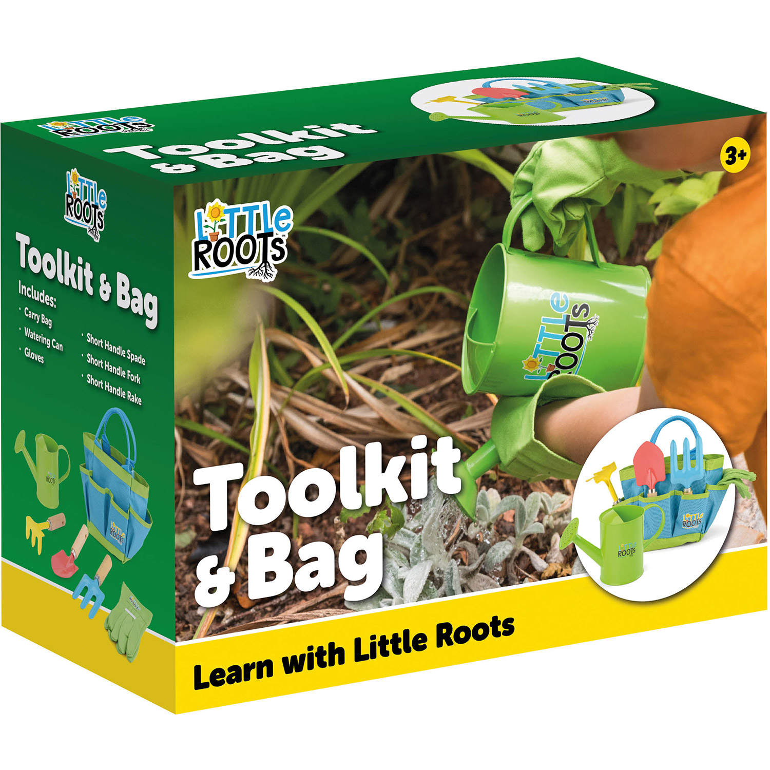 Little Roots Gartengeräte-Set mit Tasche