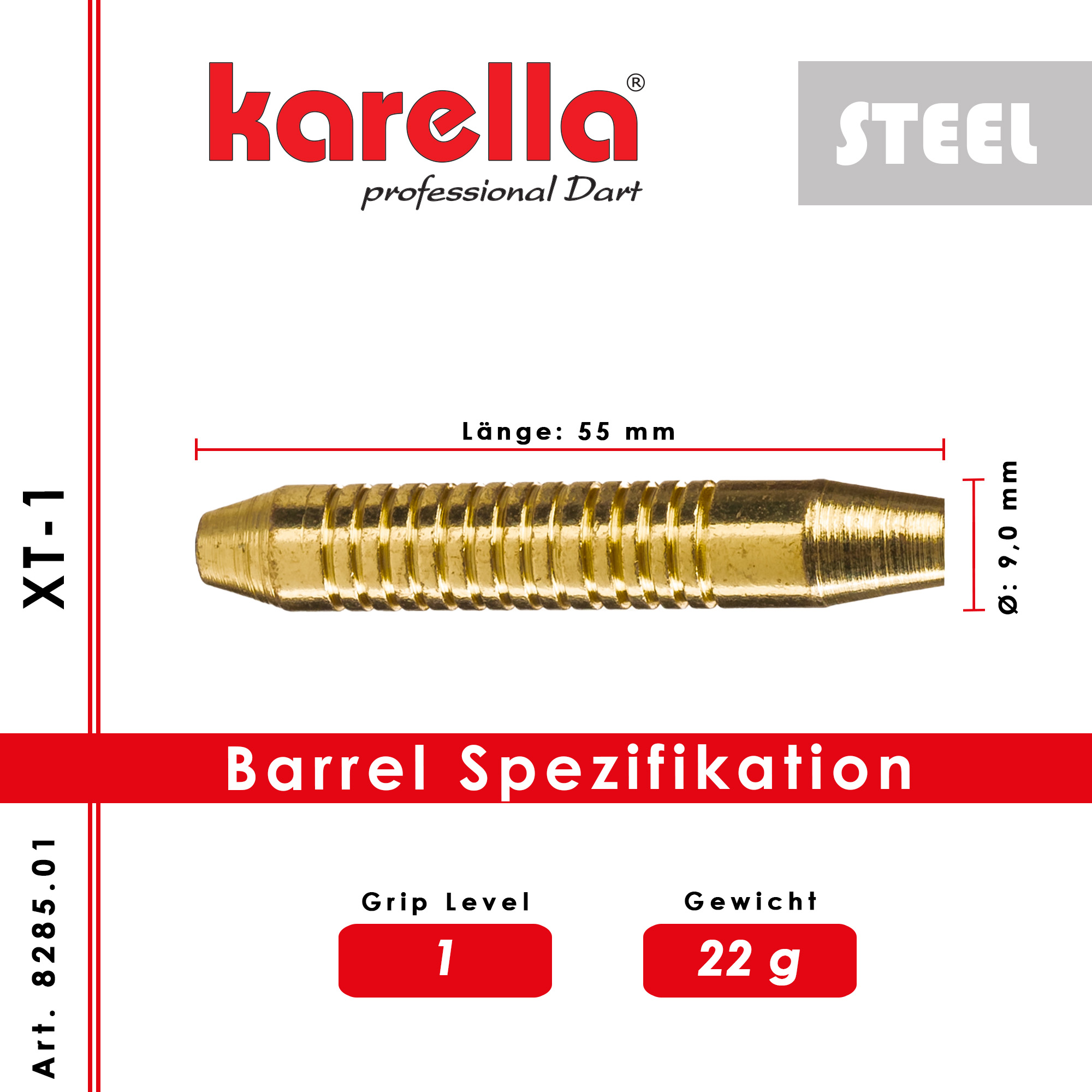 Steel dart Karella XT-1 22g