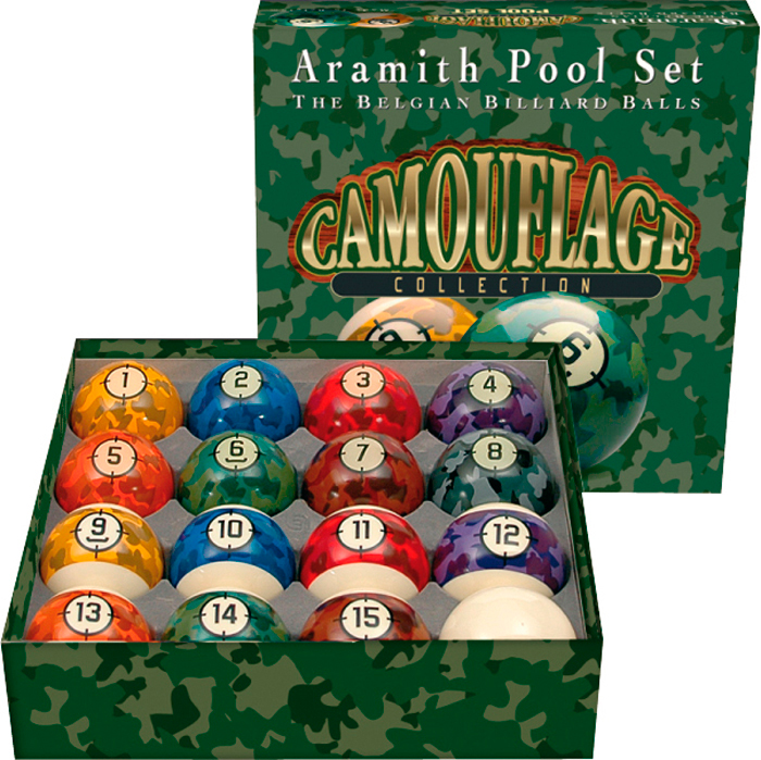 Aramith Camouflage Pool Set