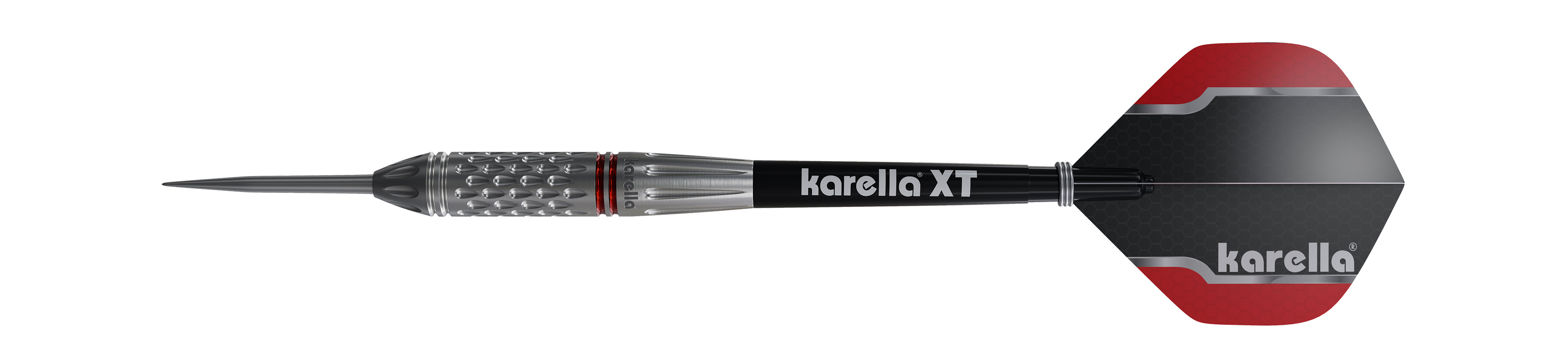 Steeldart Karella Commander, silber, 90% Tungsten, 21g oder 23g