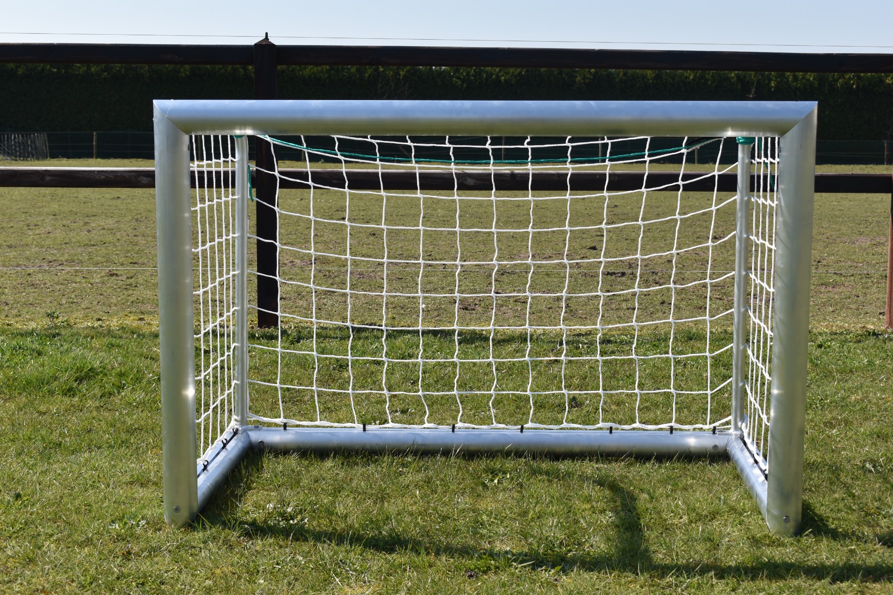 Aluminium Soccer Goal - 150x100 - Professional - Incl. net