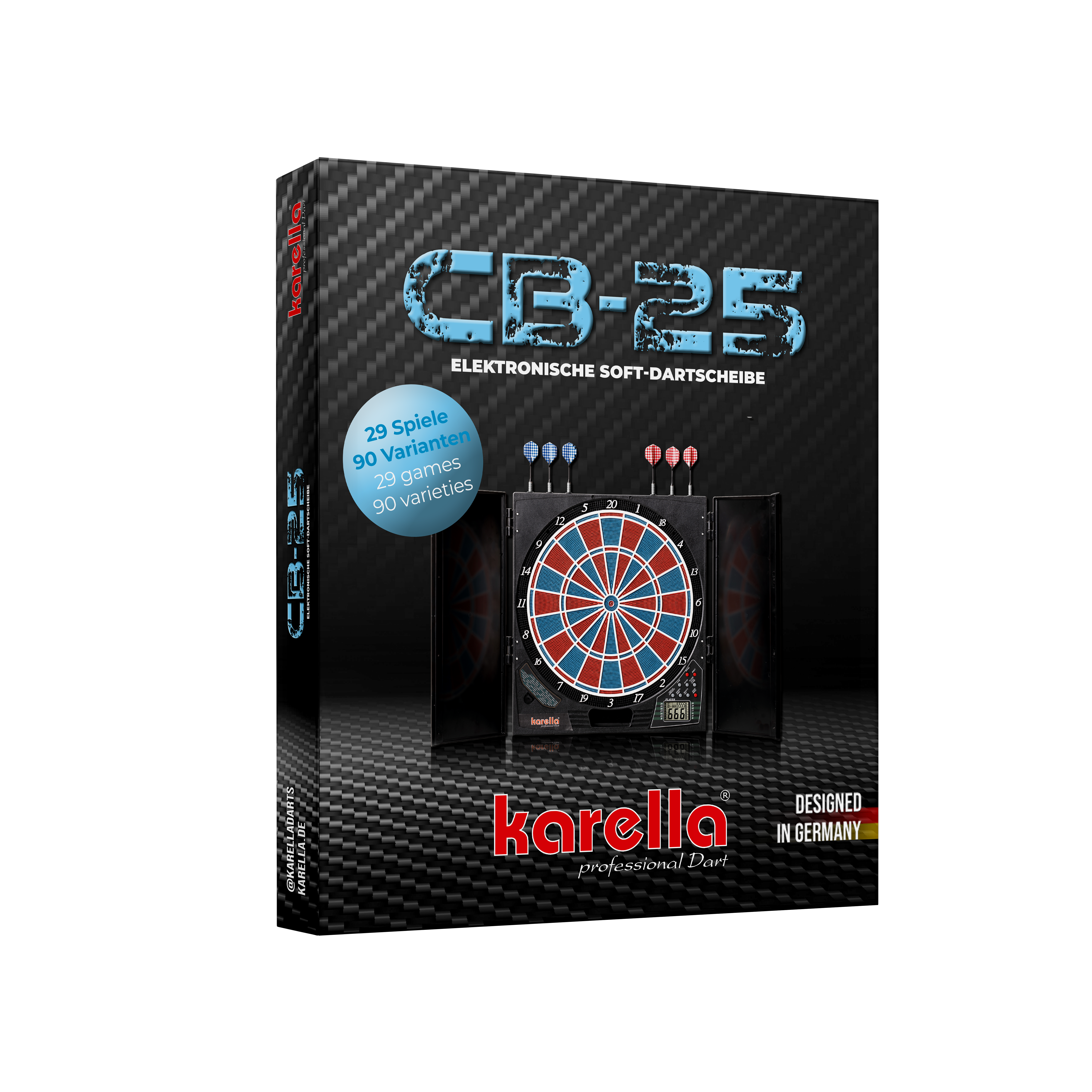 Karella CB 25 dart machine with cabinet | 6977