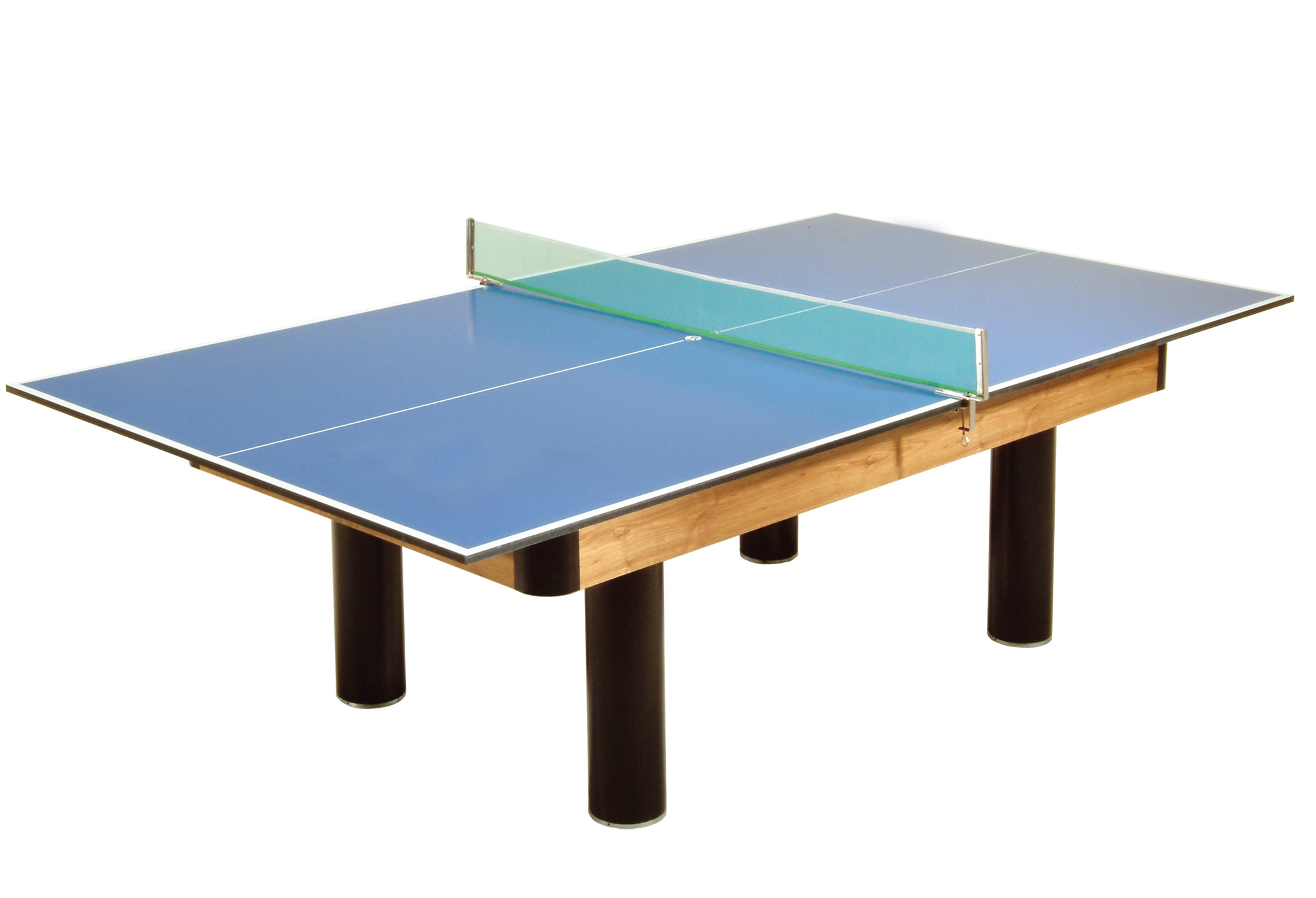 Table tennis table as support incl. net set