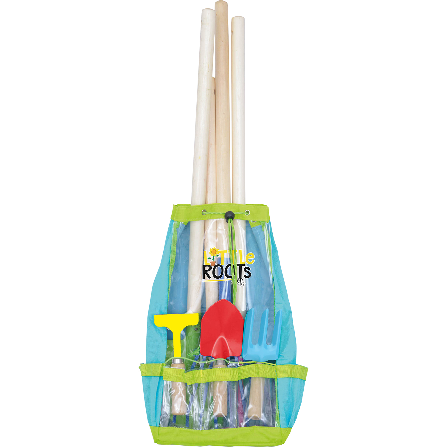 Little Roots garden tool set with backpack