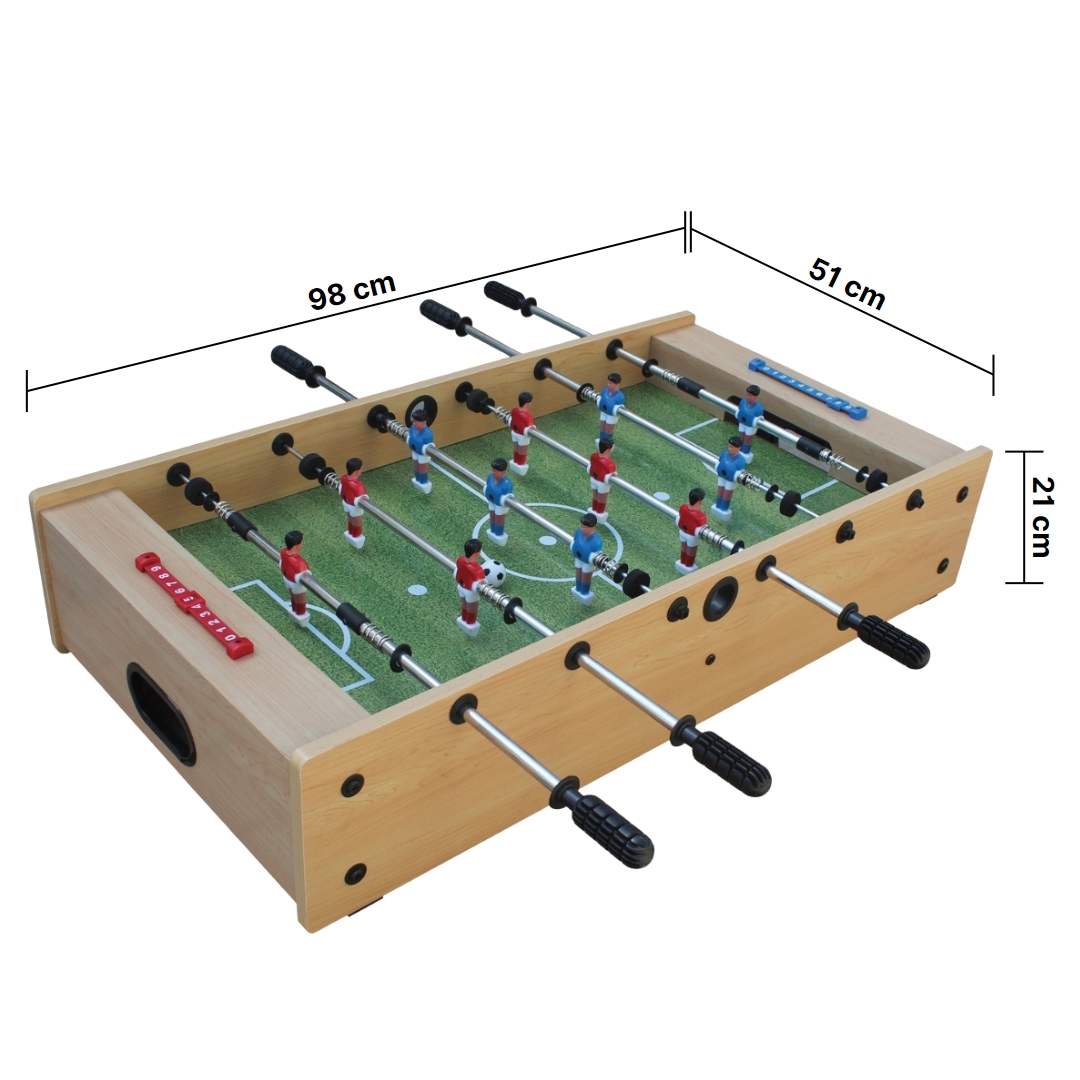 Mini Foosball-Airhockey Big Fun 2in1 Table Mat 98 x 51 x 21 cm