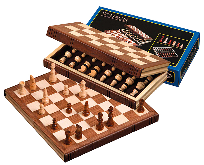 Philos travel chess set wood 30x15,5 cm