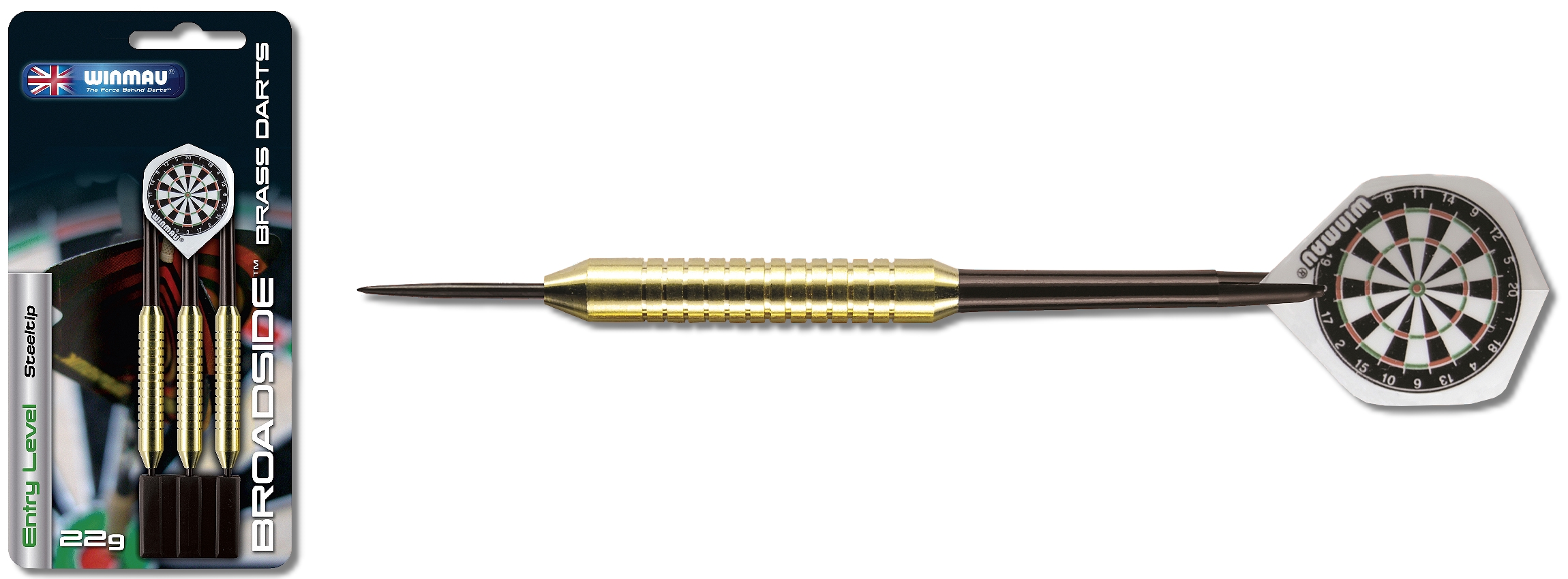 Winmau Broadside Brass steel dart 1225-22 g