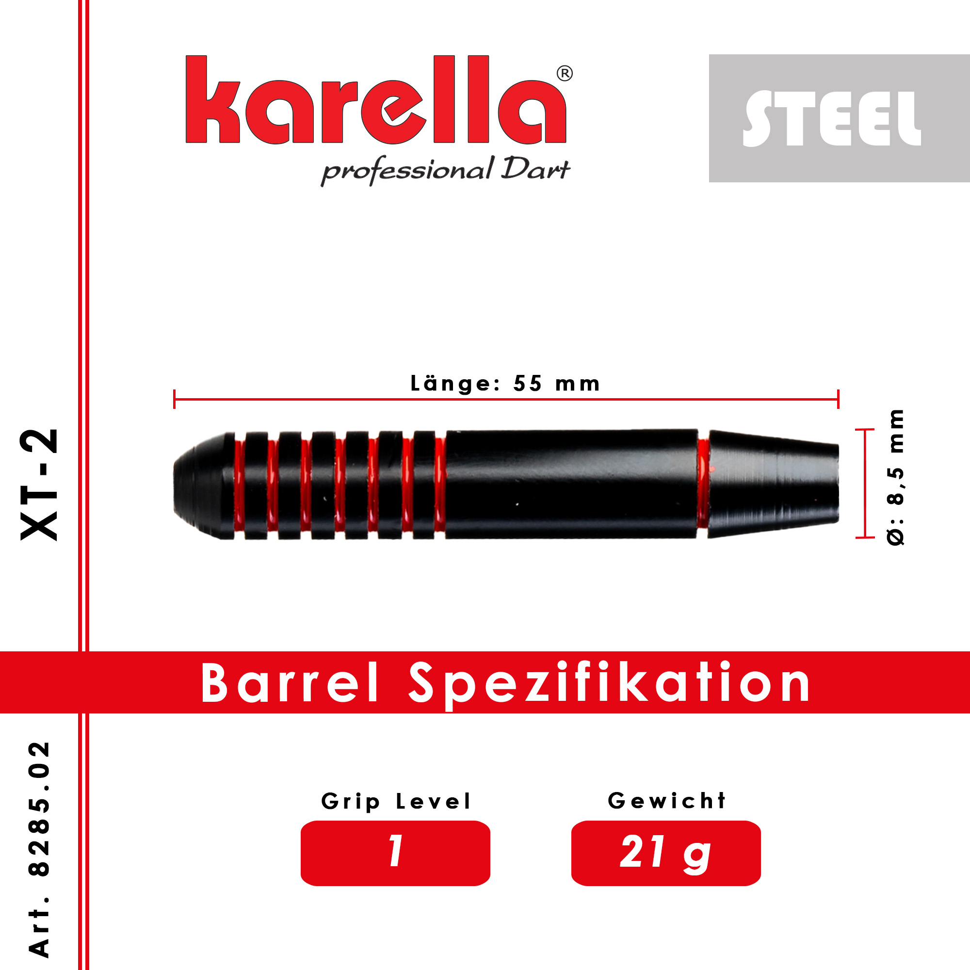 Steel dart Karella XT-2 21g