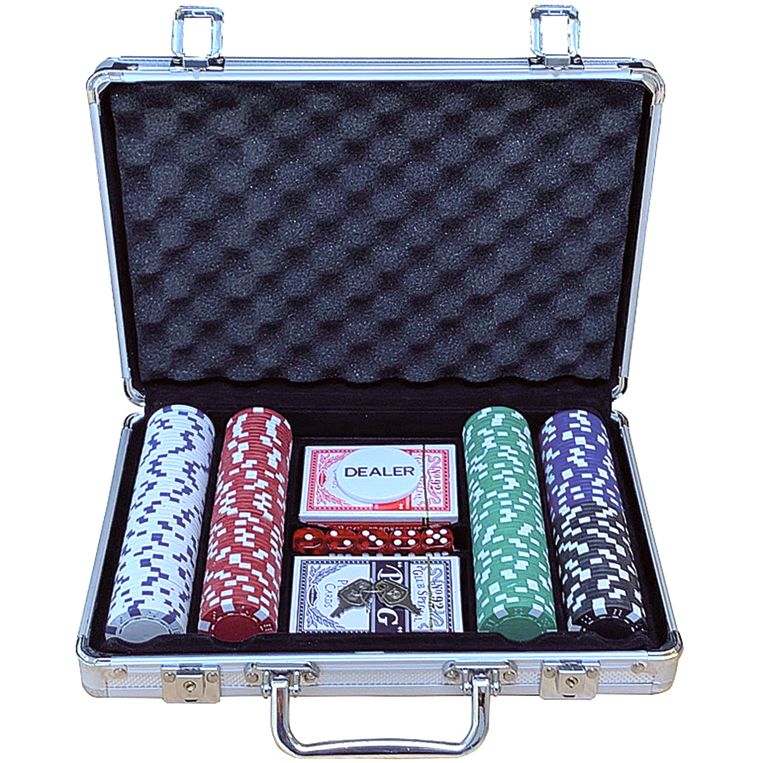 Poker set case aluminum 200 chips