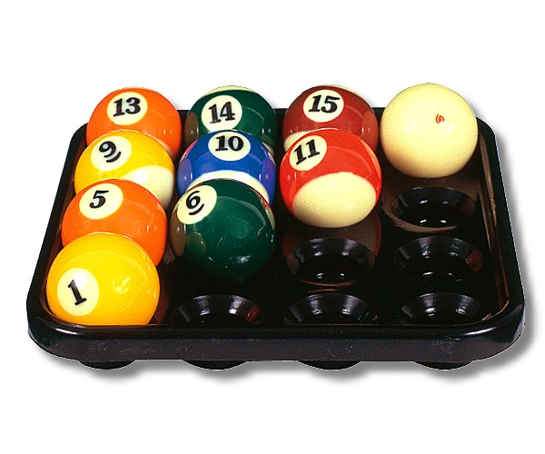 Ball tray for 16 billiard balls (57.2mm)