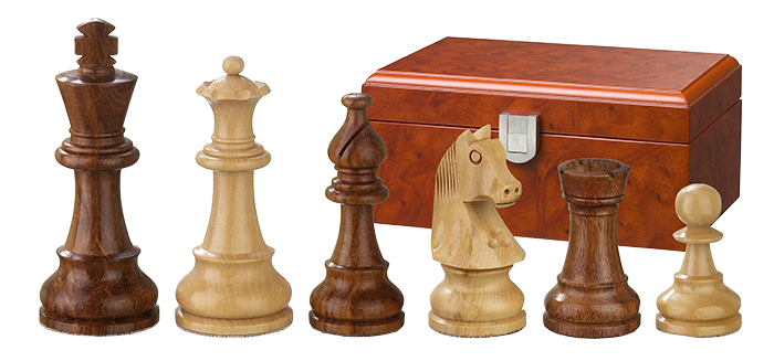 Philos Chess pieces Sigismund 70mm weighted