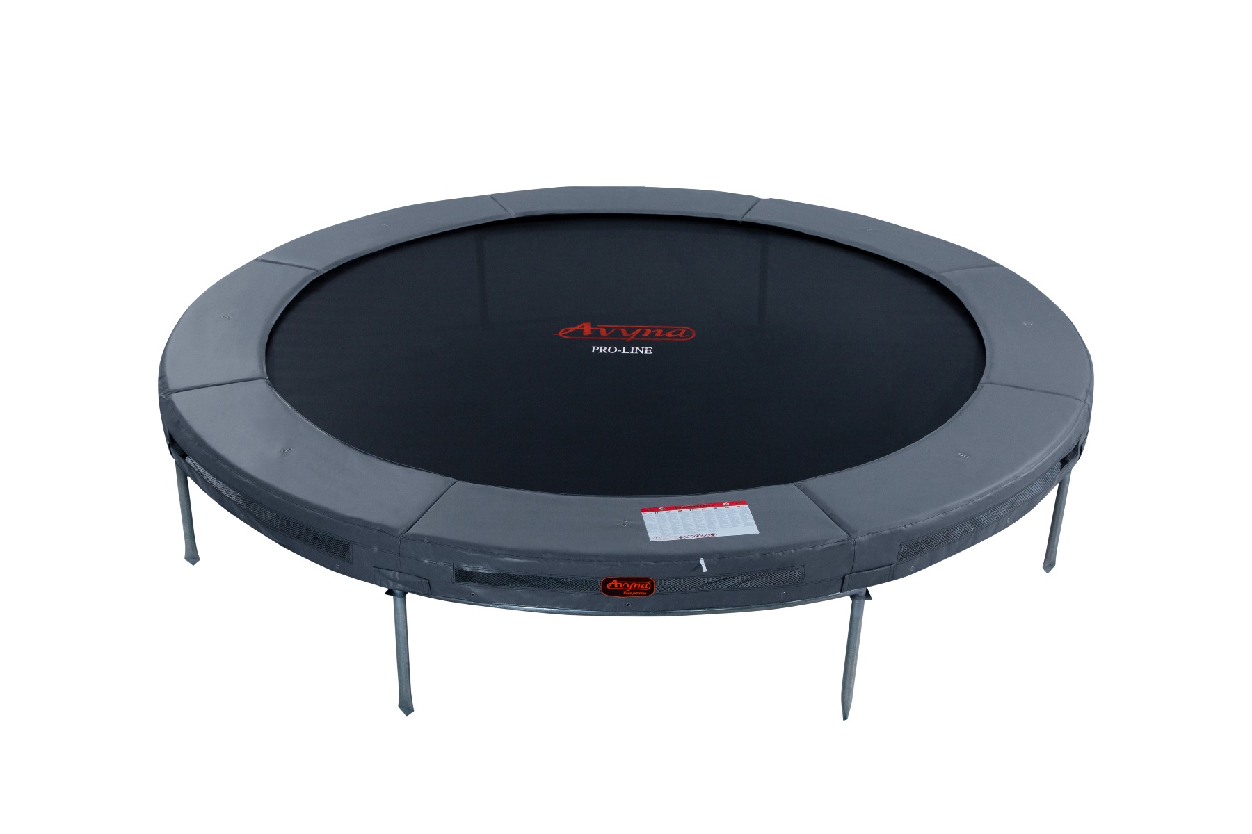 Avyna Pro-Line InGround trampoline set 12 ø365 cm - Grey