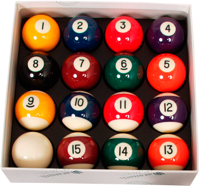 Pool balls set Aramith Standard 54.0 mm