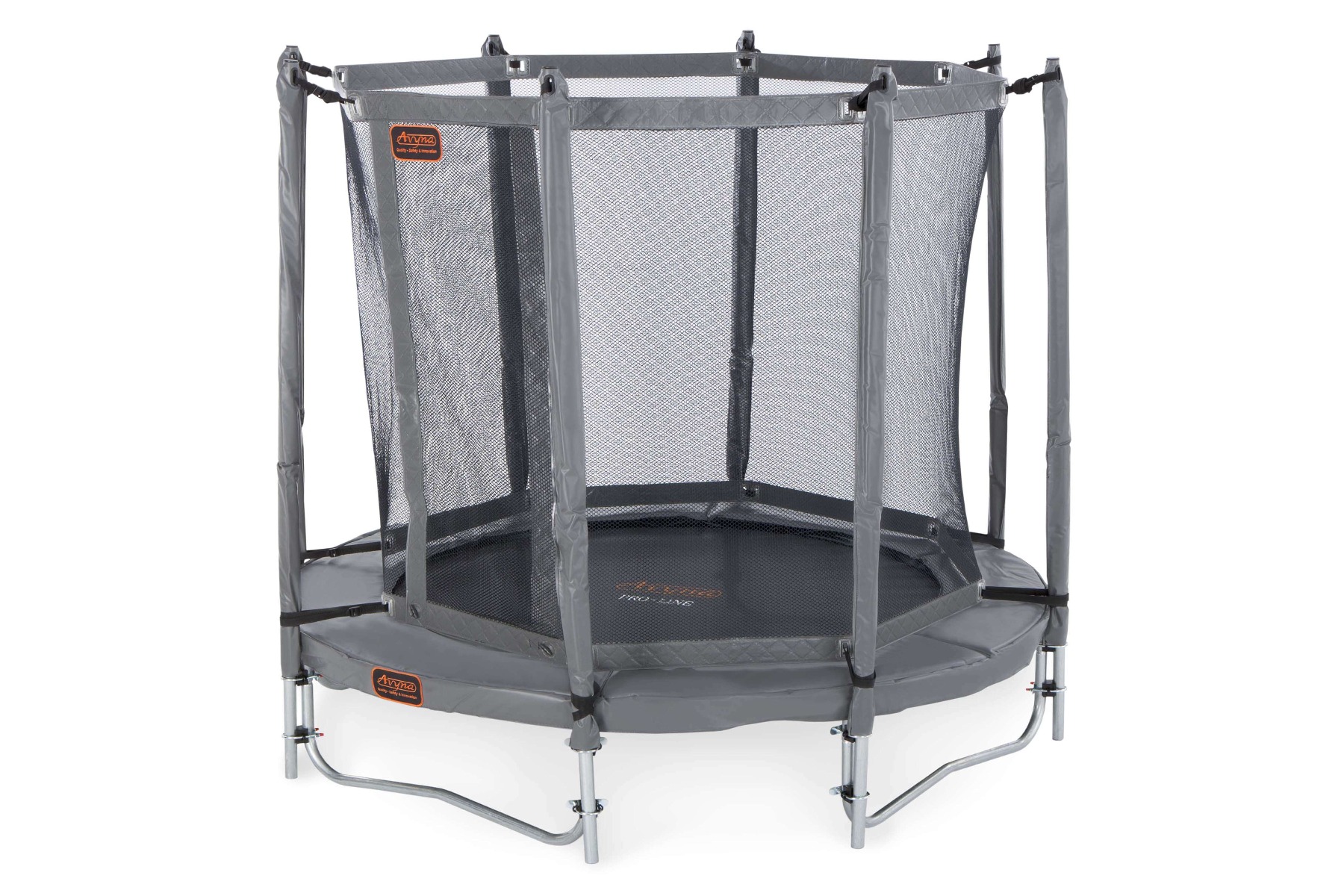 Avyna Pro-Line trampoline set 06 Ø200cm + Safety Net - Grey