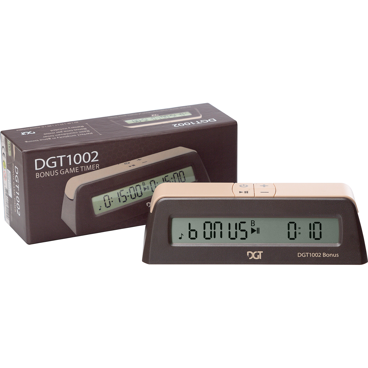 DGT 1002 digital chess clock bonus timer