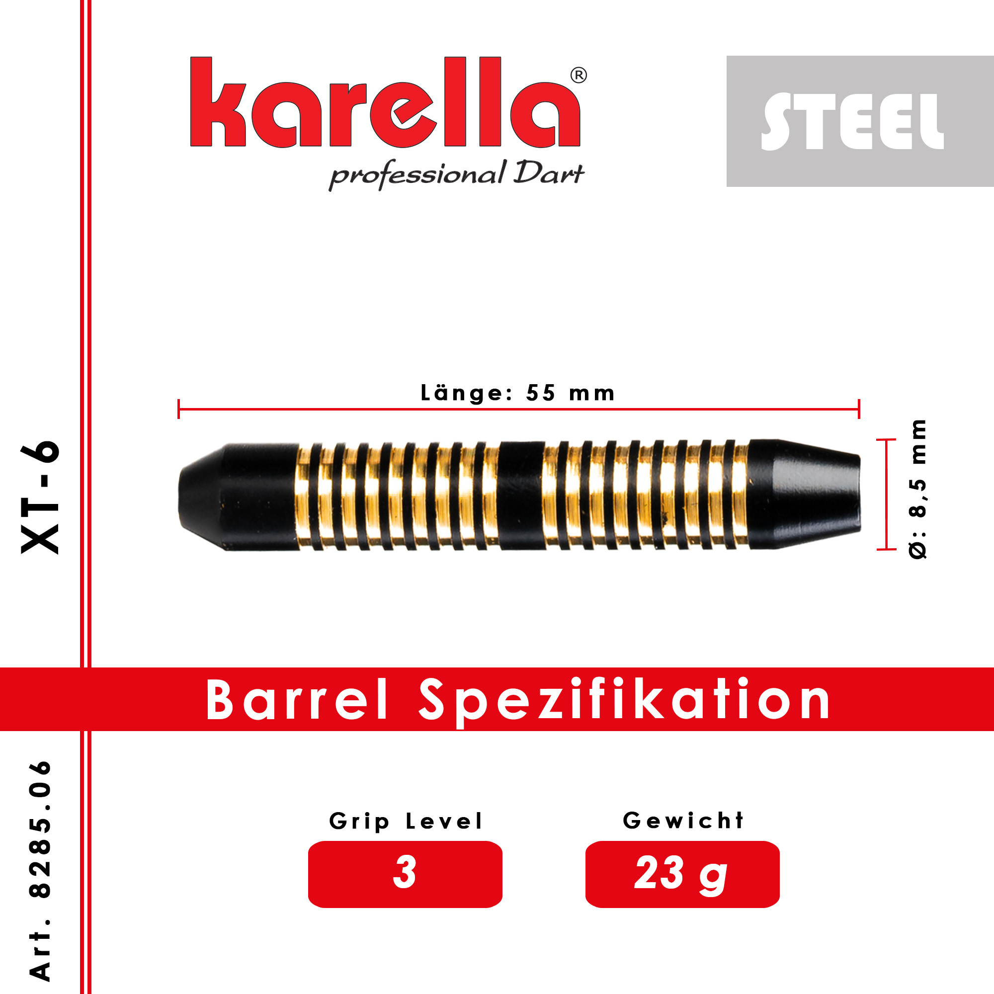 Steel dart Karella XT-6 23g