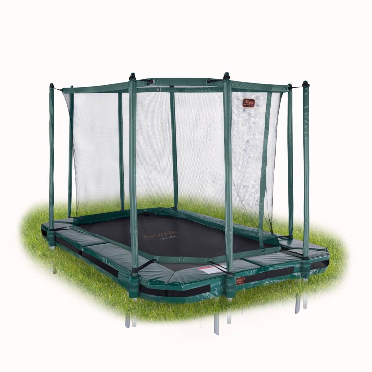 Enclosure for 340 x 240 (234) InGround trampoline - green