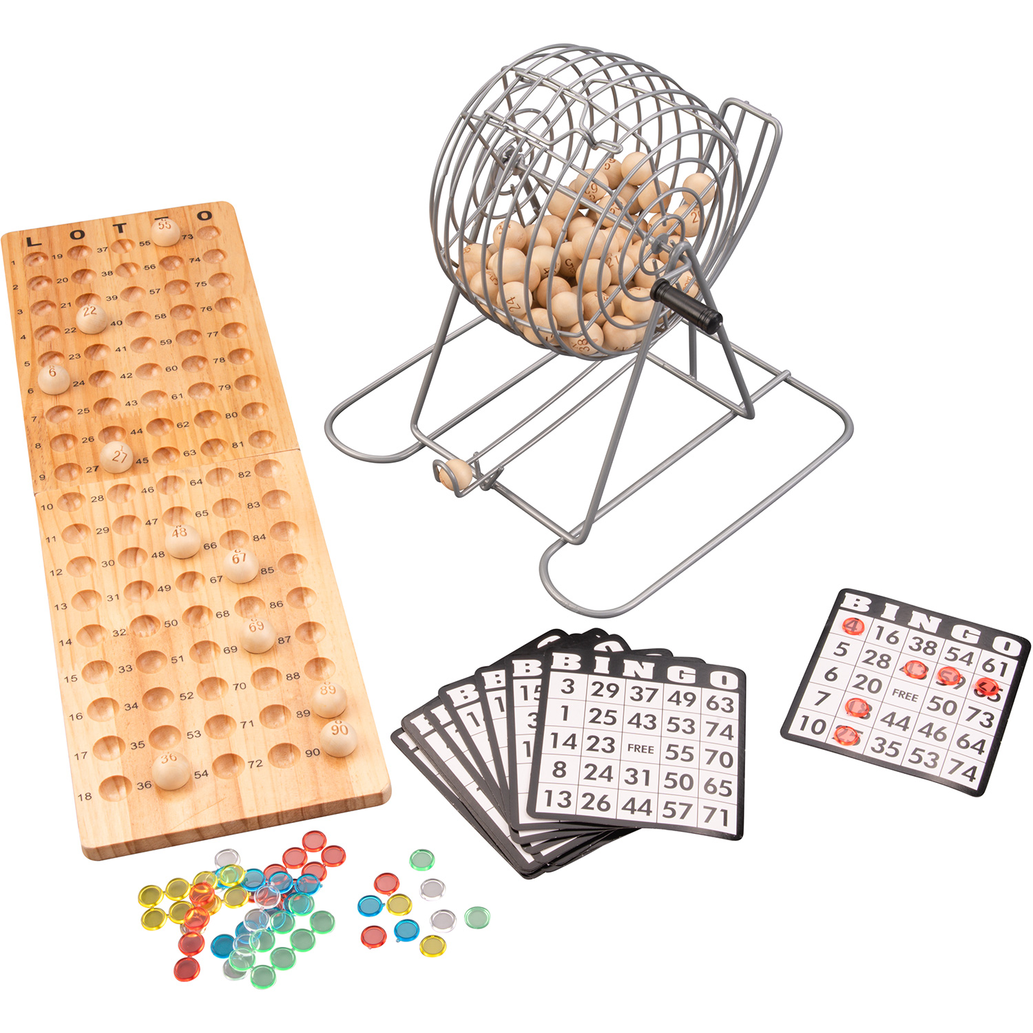 Longfield Bingo-Lottospiel komplett