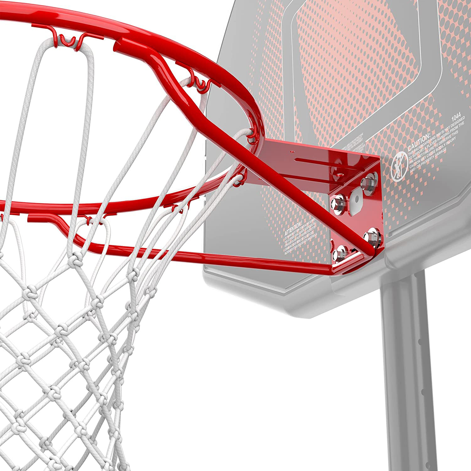 Spalding Standard basketball ring red
