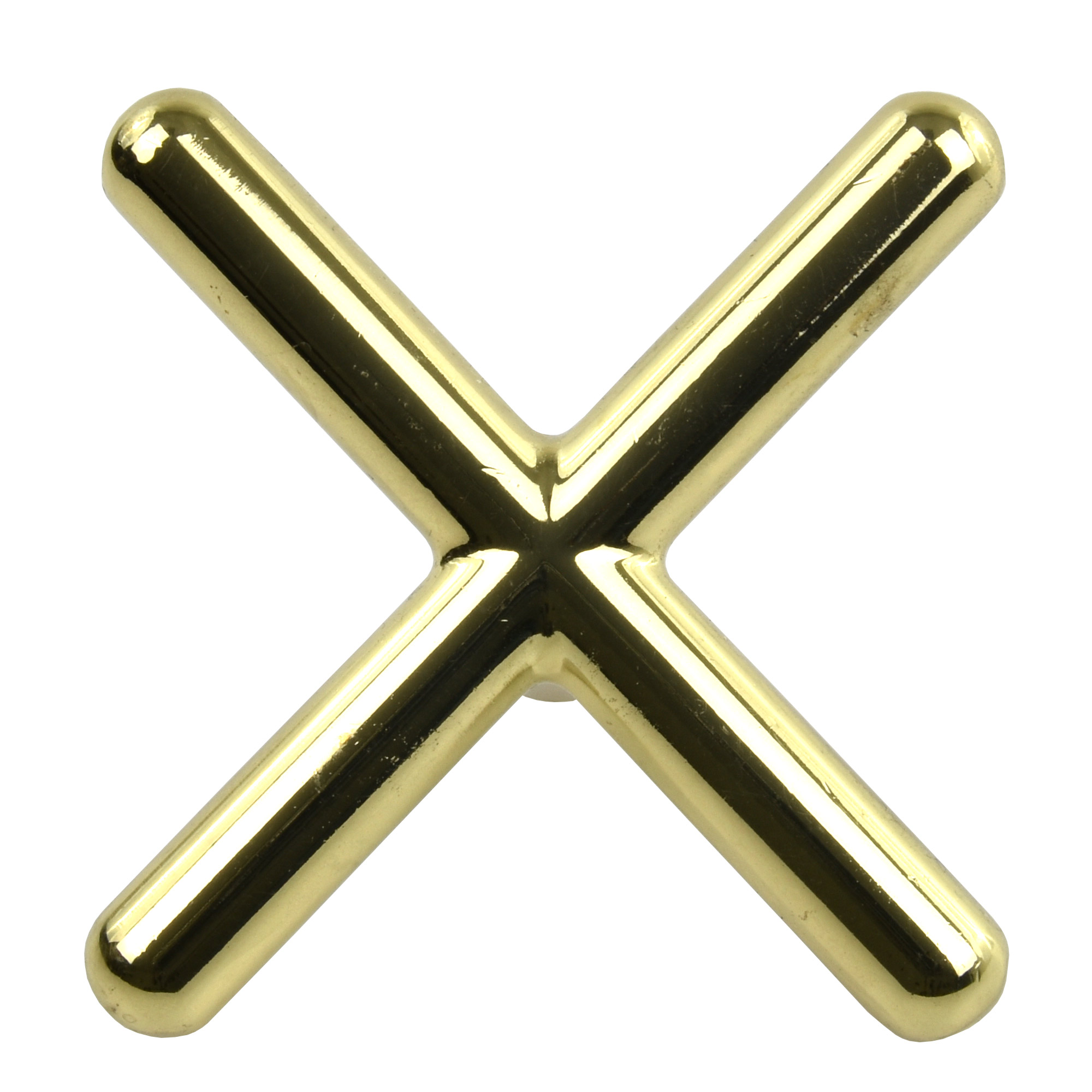 Cue bridge brass cross