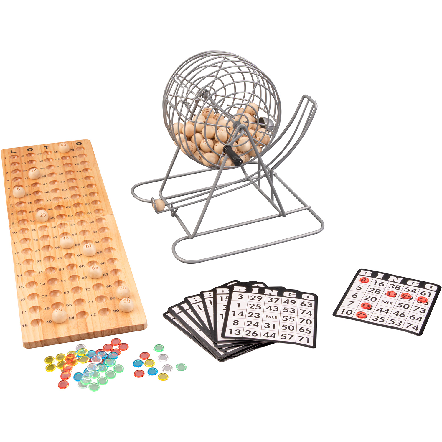 Longfield Bingo-Lottospiel komplett