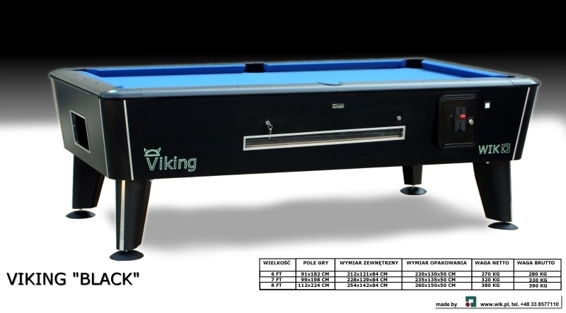 Pool table Viking with coin mech