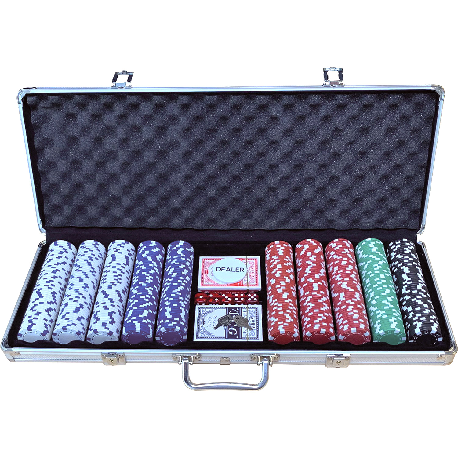 Pokerkoffer Aluminium 500 Chips