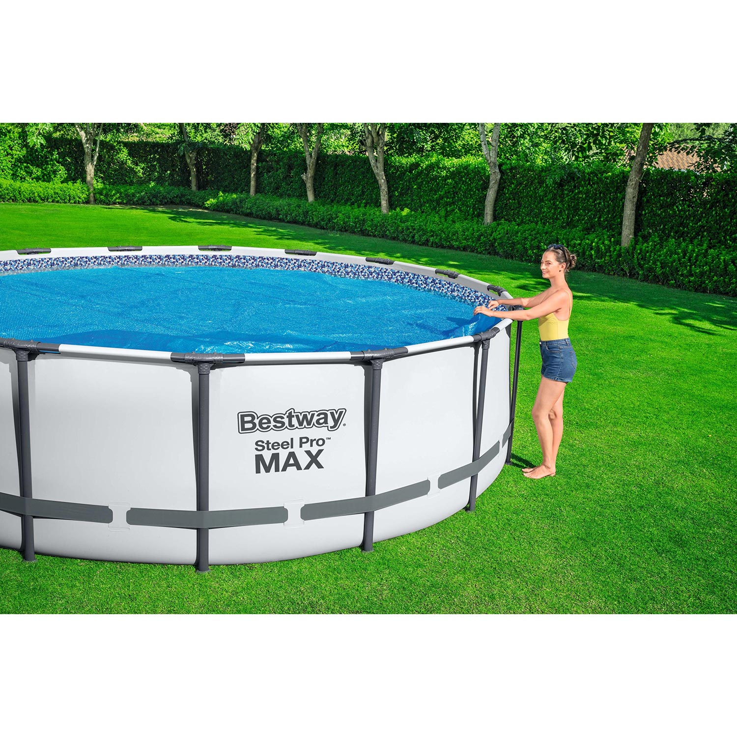 Bestway Solar pool cover round 427 cm