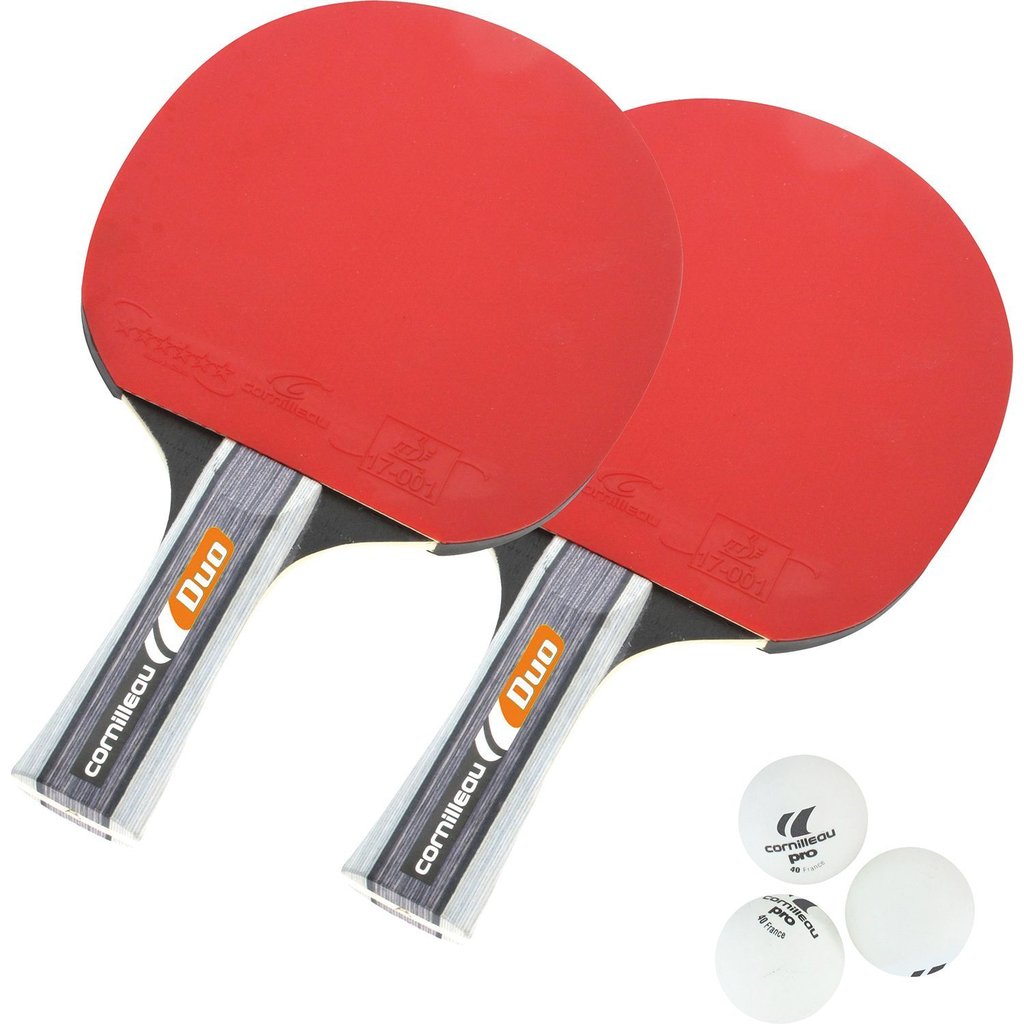 Table tennis bat set Cornilleau Tacteo Pack duo